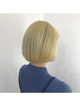 マルフェ 天王寺(marfe) 抜きっぱなしボブ #透明感カラー/髪質改善