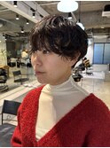 マッシュショートパーマ