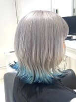 ★青木耀平★ダブルカラー★ブリーチ★アッシュシルバー
