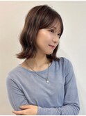 Instagram/annuy__o0 顔まわりカット/ベージュ/韓国巻き