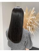 グレージュ切りっぱなしボブ前髪ありミニボブミルクティベージュ