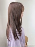 イメチェン/ホワイトブロンド/外ハネボブ/美髪/仙台