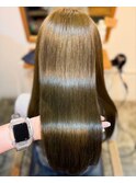 艶髪×Olive greige