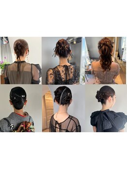 ヘアメイク専門店◇ショートアレンジ/編み下ろし/バレエコアも得意♪10分で出来るクイックメニューを用意◎