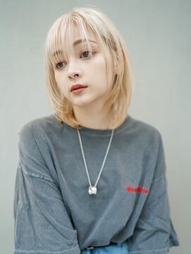 ギークス(GEEKS) 【GEEKS渋谷】ハイトーンカラー/ウルフカット/渋谷ハイトーン