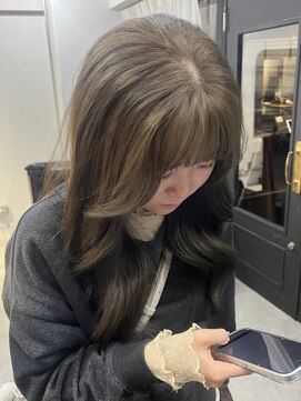 ノエル 池袋店(noel) 【noel】manami×ブリーチなし　ミルクティーベージュ