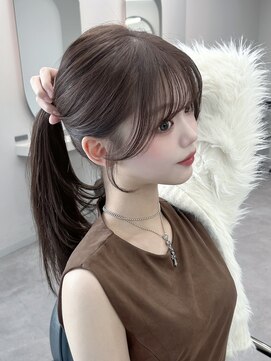 リッカ(LICCA) 【RINA】結んでも可愛い顔周りカット／ブラウンカラー