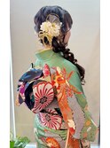 成人式ヘアセット