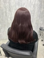ジーナ 吉塚(Zina)&nbsp;【ブリーチなし】透明感UP♪柔らかピンクベージュ×艶ボブ