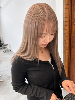 サンノット(SUN KNOT)の写真/ブリーチ・ダブルカラーもお任せ♪絶妙な色味から透明感カラーまで再現します◎理想の色味を思いのままに☆