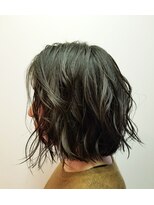 ヘアアンドスパ ケー(Hair&spa K)&nbsp;マットアッシュカーリーボブ