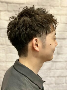 銀座マツナガ 新宿野村ビル店 アイロンパーマかけたらヘアセットが楽になり、毎朝快適です！