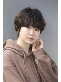 カジュアル無造作小顔ショートボブ【二子玉川 glue】
