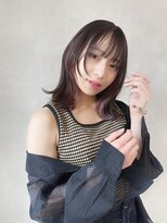 ミューバイケンジ(miu by KENJE)&nbsp;miu　フェイスレイヤー×インナーカラー