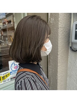 アルマヘアー(Alma hair by murasaki) ◎Aラインボブのマットベージュカラー◎