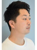 アップバング■理容室/バーバー/メンズ/ヘッドスパ/シェービング