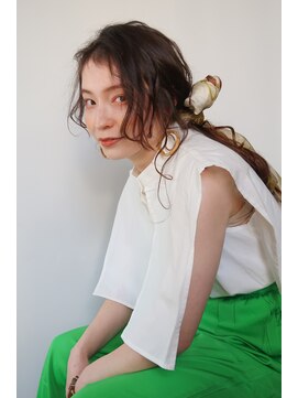 ソイ(soi) クリクリパーマスカーフアレンジ/ナチュラルブラウン