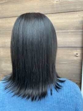 ヘアーワークスタジオ ノイズ(noize) #外ハネ #グレージュ #イルミナ #スターダスト