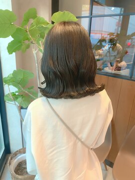 ロンドエニカ 大宮(Lond enika) オリーブベージュ　透明感カラー　透け感　韓国　【大宮美容室】