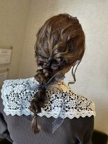 ラブヘアーグリーン(LOVEHAIRGREeN)&nbsp;編みおろしヘア