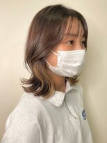 イーストハムネオ(EAST HAM NEO)&nbsp;レイヤーボブ/インナカラー★ベージュ