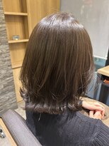 テラスヘア 新潟駅南(TERRACE hair)&nbsp;暗くしたいけど透明感は残したい！オリーブベージュ