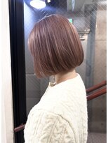 ペネロープ(Penelope)&nbsp;ショートボブ/ピンク系/ワンブリーチ/イルミナカラー