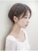 30代40代ショート白髪染めグレイカラーボブ艶栄名駅伏見丸の内