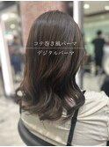 コテ巻きパーマ/韓国風パーマ/ボブパーマ/プードルパーマ