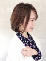 オーロ 池田店(ORO)&nbsp;20代30代40代50代美髪ピンクブラウン切りっぱなしボブショート