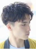 【Hale】ダークアッシュ/ニュアンスパーマNo1184韓国マッシュ