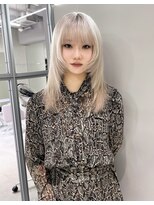 ジェム(GEM)&nbsp;ホワイトベージュ×顔まわりレイヤー