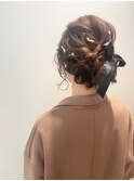 ゆるふわシニヨン