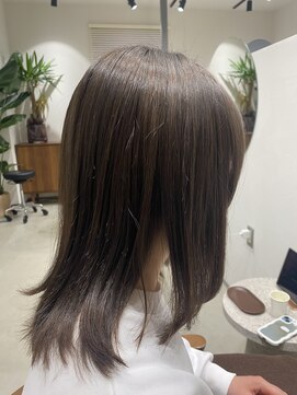 グラフ 立川(Graph.) ブリーチなしダブルカラー Aujua髪質改善トリートメント