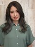 透明感カラー＋小顔似合わせカット　￥10500