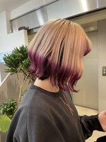 ジエクト ヴィシア(The Ect VIXIA) チェリーレッド/エンドカラー/ワインレッド/ボブ