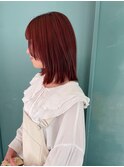顔周りレイヤー×ピンクカラー