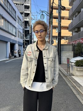 オムズポカ 栄矢場町店(OM's poka) スパイキーショート/ブロンドカラー