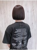 【JLB・yuko】チョコレートブラウン×切りっぱなしボブ