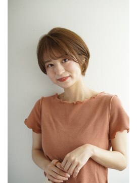 ルフュージュ バイ プロデュース 相模大野店(Refuge by Produce) くびれショート/マロンベージュ