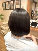 メテオカラー＆ネオメテオストレートWで美髪ケア☆ショートボブ