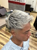 スウェル 稲毛店(Swell)&nbsp;ハイトーン束感ショート[稲毛/稲毛Men's/メンズカット]