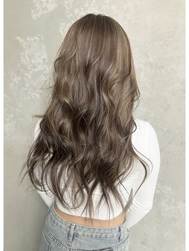 コトナ(kotona) 【グレージュ×バレイヤージュ】ハイトーンカラーシャドールーツ