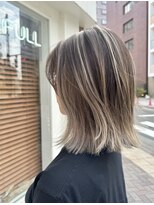 リフル 八王子(RIFULL) ハイライト バレイヤージュ ショート レイヤー 髪質改善