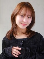 ヘアサロン ガリカ 表参道(hair salon Gallica)&nbsp;シースルーバング × ミディアムレイヤー