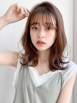 アグノス 青山(Agnos) 斜めバング美髪大人可愛いシースルーバングモテ髪#250g0601