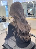 渋谷ミルクティーベージュハイトーングレージュ透明感カラー韓国