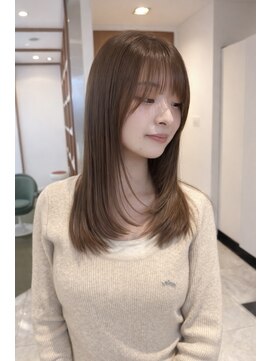 ナンブ セントラル(nambu-CENTRAL) 透明感アッシュサンドベージュ ×ナチュラルレイヤー