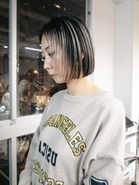 スティードアウェーク 立川北口店(Steed AWAYKE)&nbsp;line BOB / PLAYING COLOR"ash blond"