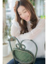 ヘアーショップ エヌアンドエー 越谷店(hair shop N&A)&nbsp;大人ガーリー×鎖骨ミディアム×モテカール